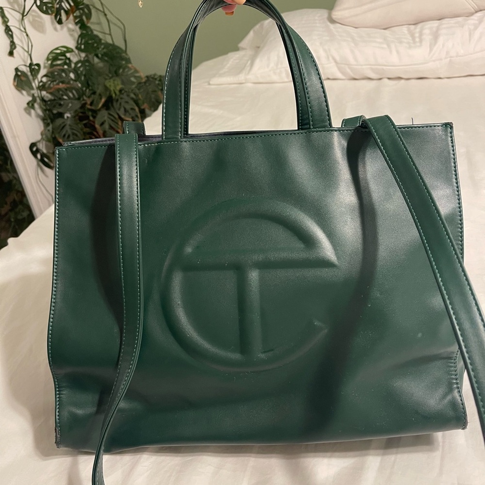 Telfar Dark Green Tote Bag